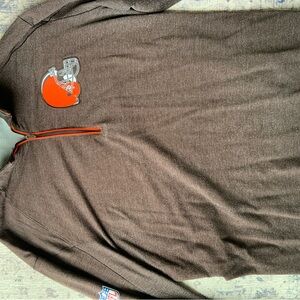 Nike Dri-FIT NFL Cleveland Browns On-Field 1/4 Zip Pullover – Size M